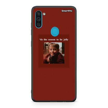 Samsung A11/M11 Xmas Ultimate Spirit θήκη από τη Smartfits με σχέδιο στο πίσω μέρος και μαύρο περίβλημα | Smartphone case with colorful back and black bezels by Smartfits