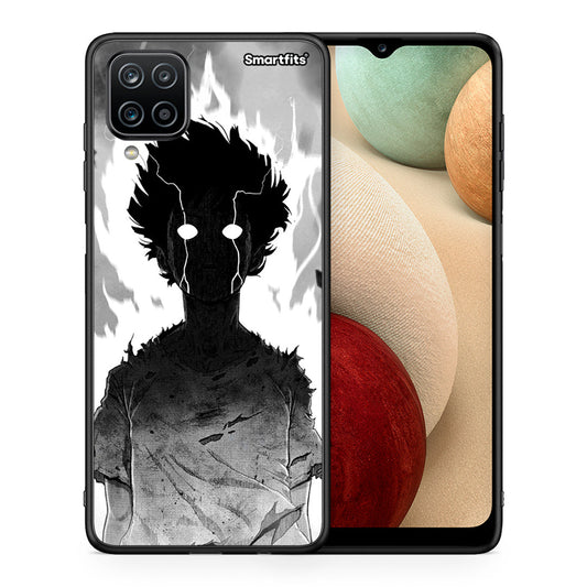 Θήκη Samsung A12 Anime Boy από τη Smartfits με σχέδιο στο πίσω μέρος και μαύρο περίβλημα | Samsung A12 Anime Boy case with colorful back and black bezels