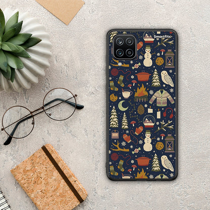 Christmas Elements - Samsung Galaxy A12 θήκη