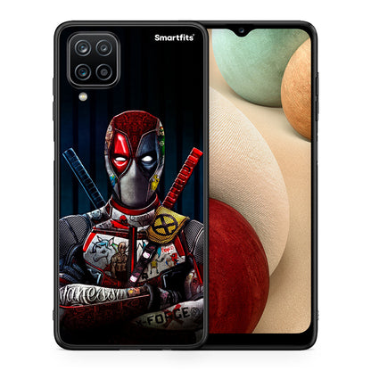 Θήκη Samsung A12 Funny Guy από τη Smartfits με σχέδιο στο πίσω μέρος και μαύρο περίβλημα | Samsung A12 Funny Guy case with colorful back and black bezels