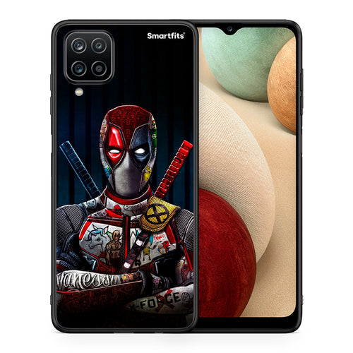 Θήκη Samsung A12 Funny Guy από τη Smartfits με σχέδιο στο πίσω μέρος και μαύρο περίβλημα | Samsung A12 Funny Guy case with colorful back and black bezels