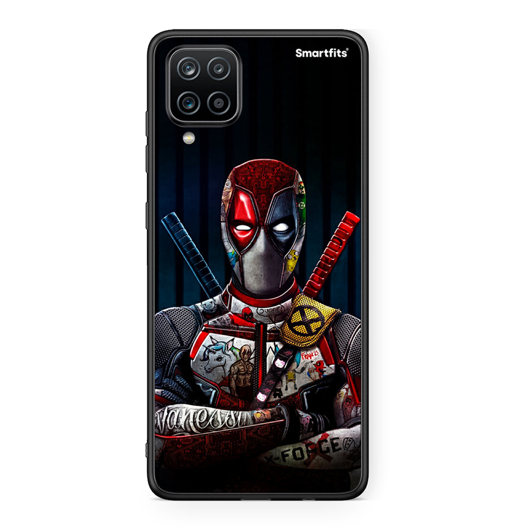 Samsung A12 Funny Guy θήκη από τη Smartfits με σχέδιο στο πίσω μέρος και μαύρο περίβλημα | Smartphone case with colorful back and black bezels by Smartfits