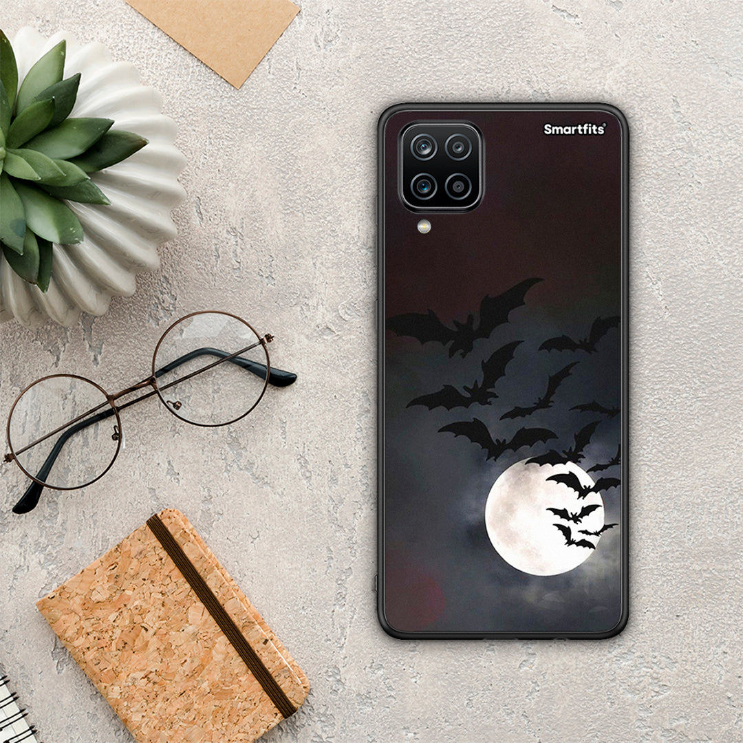 Halloween Bat Night - Samsung Galaxy A12 θήκη