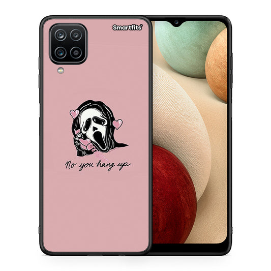 Θήκη Samsung A12 Halloween Hang Up από τη Smartfits με σχέδιο στο πίσω μέρος και μαύρο περίβλημα | Samsung A12 Halloween Hang Up case with colorful back and black bezels