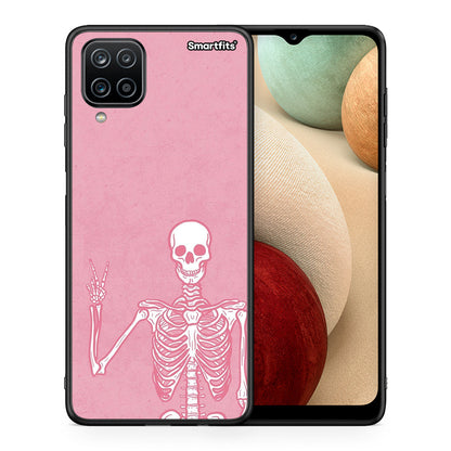 Θήκη Samsung A12 Halloween Motivation από τη Smartfits με σχέδιο στο πίσω μέρος και μαύρο περίβλημα | Samsung A12 Halloween Motivation case with colorful back and black bezels
