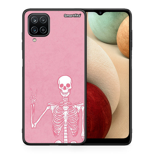 Θήκη Samsung A12 Halloween Motivation από τη Smartfits με σχέδιο στο πίσω μέρος και μαύρο περίβλημα | Samsung A12 Halloween Motivation case with colorful back and black bezels