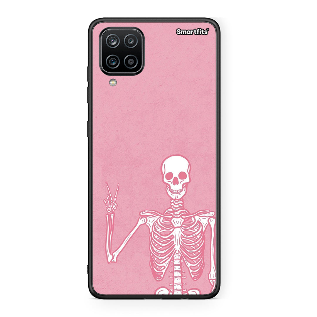 Samsung A12 Halloween Motivation Θήκη από τη Smartfits με σχέδιο στο πίσω μέρος και μαύρο περίβλημα | Smartphone case with colorful back and black bezels by Smartfits