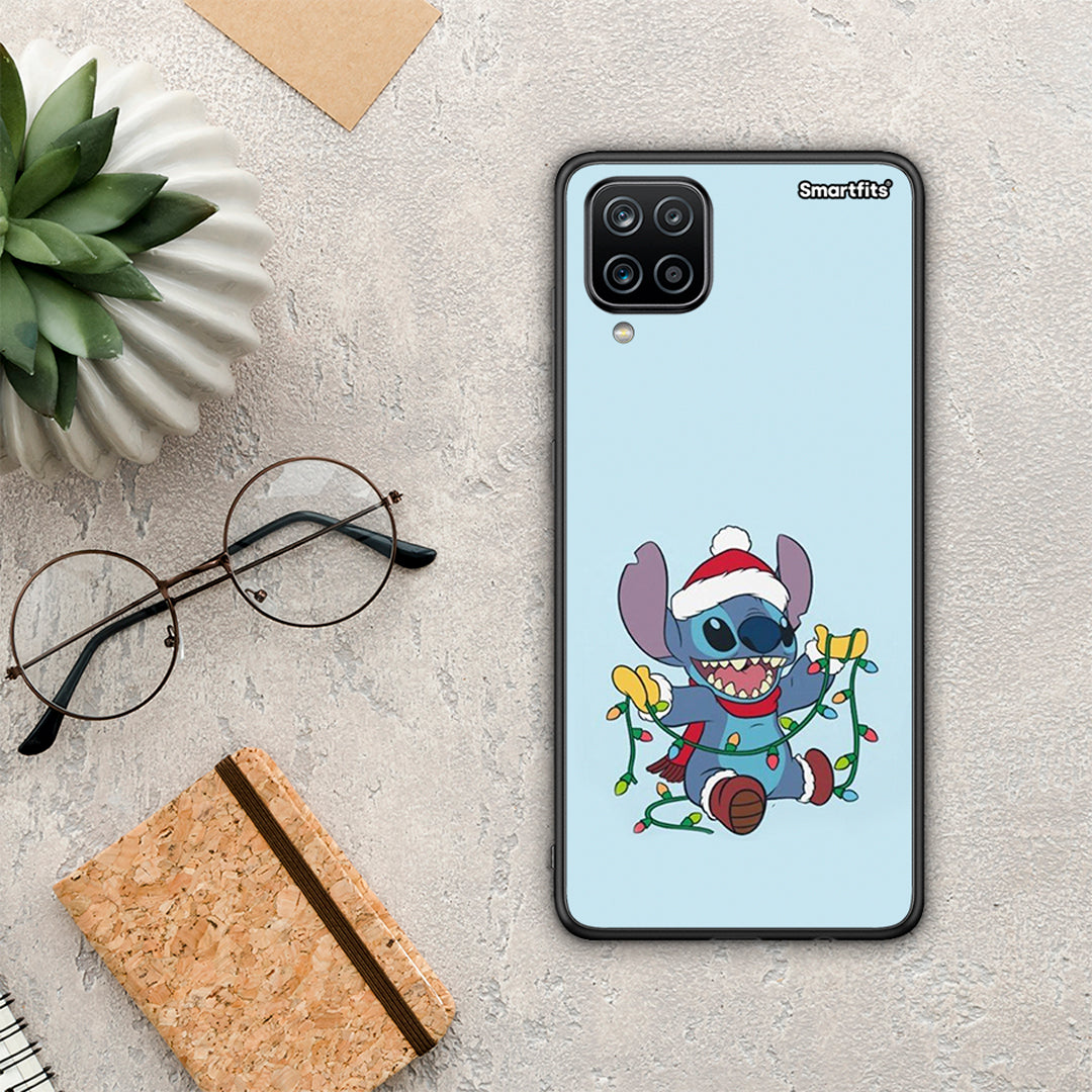 Santa Stich - Samsung Galaxy A12 θήκη