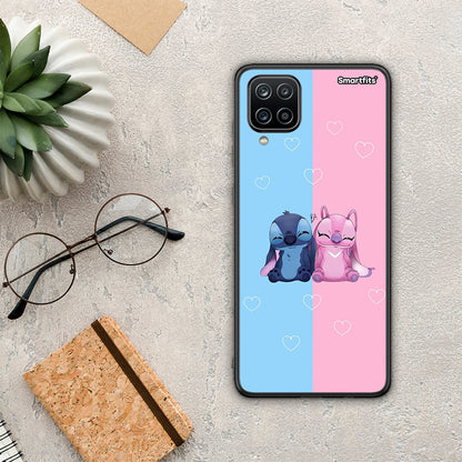 Stitch And Angel - Samsung Galaxy A12 θήκη