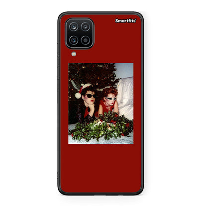 Samsung A12 Waiting For Xmas θήκη από τη Smartfits με σχέδιο στο πίσω μέρος και μαύρο περίβλημα | Smartphone case with colorful back and black bezels by Smartfits