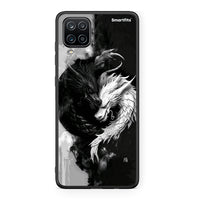 Thumbnail for Samsung A12 Yin Yang Θήκη από τη Smartfits με σχέδιο στο πίσω μέρος και μαύρο περίβλημα | Smartphone case with colorful back and black bezels by Smartfits