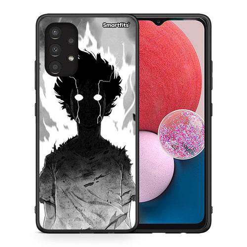 Θήκη Samsung A13 4G Anime Boy από τη Smartfits με σχέδιο στο πίσω μέρος και μαύρο περίβλημα | Samsung A13 4G Anime Boy case with colorful back and black bezels