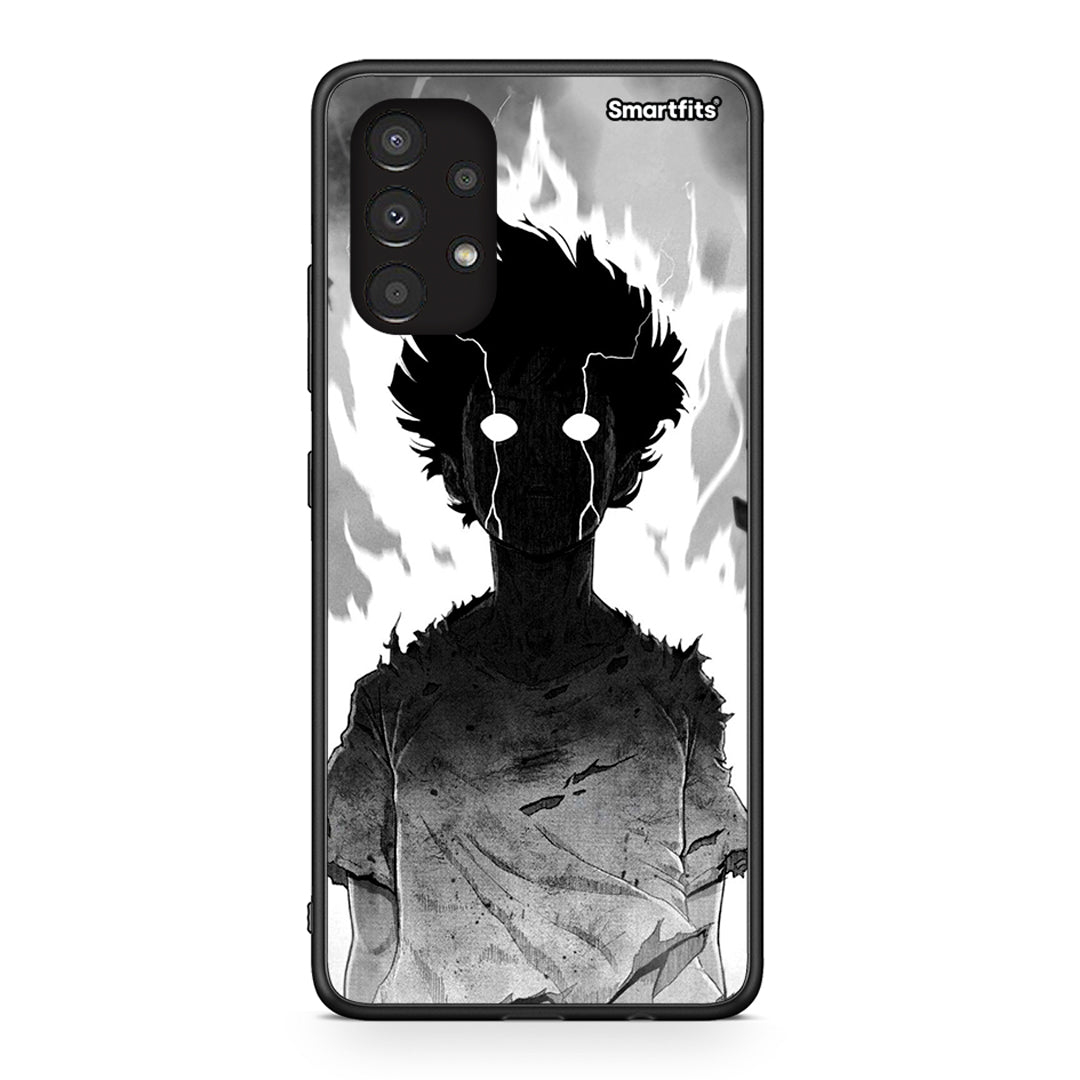 Samsung A13 4G Anime Boy Θήκη από τη Smartfits με σχέδιο στο πίσω μέρος και μαύρο περίβλημα | Smartphone case with colorful back and black bezels by Smartfits