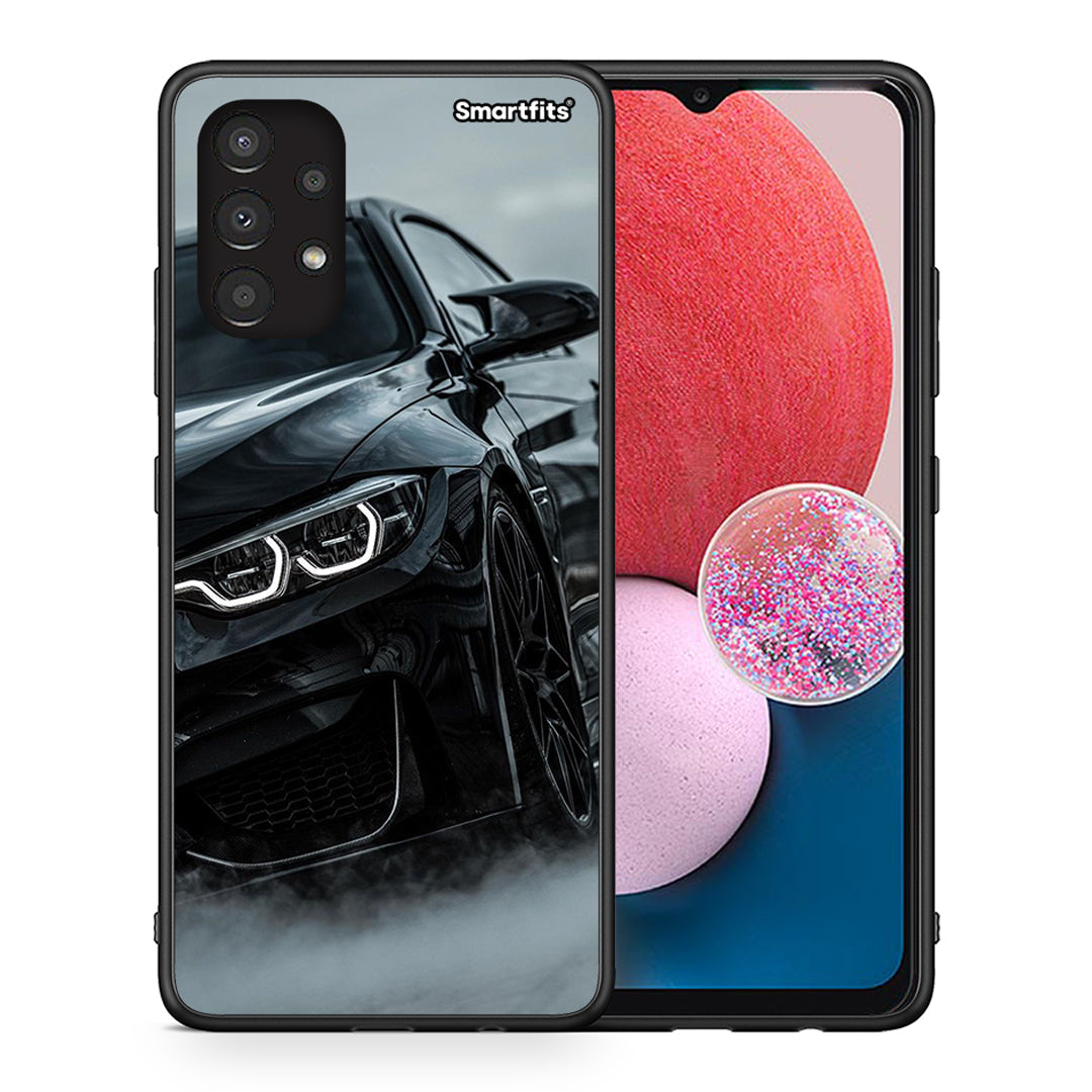 Θήκη Samsung A13 4G Black BMW από τη Smartfits με σχέδιο στο πίσω μέρος και μαύρο περίβλημα | Samsung A13 4G Black BMW case with colorful back and black bezels