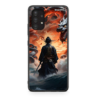 Thumbnail for Samsung A13 4G Dragons Fight θήκη από τη Smartfits με σχέδιο στο πίσω μέρος και μαύρο περίβλημα | Smartphone case with colorful back and black bezels by Smartfits