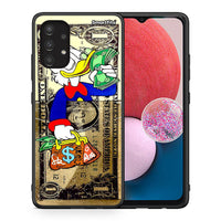 Thumbnail for Θήκη Samsung A13 4G Duck Money από τη Smartfits με σχέδιο στο πίσω μέρος και μαύρο περίβλημα | Samsung A13 4G Duck Money case with colorful back and black bezels