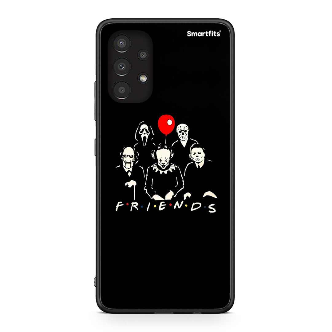 Samsung A13 4G Halloween Friends Θήκη από τη Smartfits με σχέδιο στο πίσω μέρος και μαύρο περίβλημα | Smartphone case with colorful back and black bezels by Smartfits