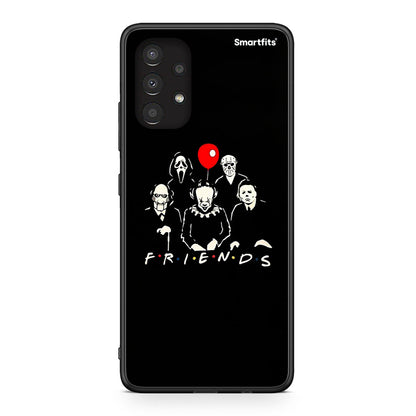 Samsung A13 4G Halloween Friends Θήκη από τη Smartfits με σχέδιο στο πίσω μέρος και μαύρο περίβλημα | Smartphone case with colorful back and black bezels by Smartfits