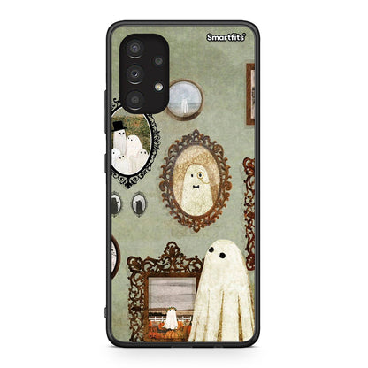 Samsung A13 4G Halloween Ghost Season Θήκη από τη Smartfits με σχέδιο στο πίσω μέρος και μαύρο περίβλημα | Smartphone case with colorful back and black bezels by Smartfits