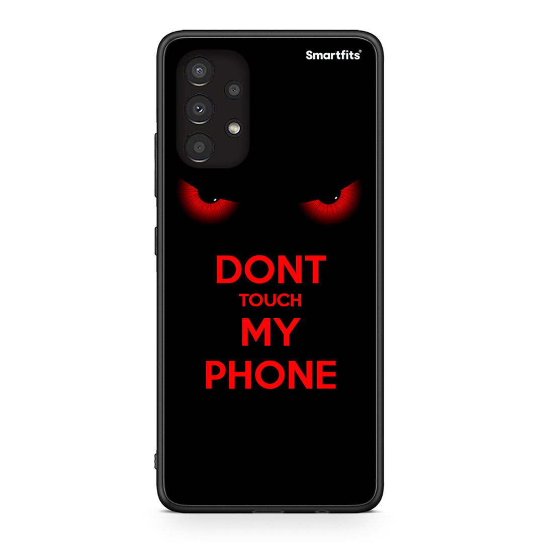 Samsung A13 4G Touch My Phone Θήκη από τη Smartfits με σχέδιο στο πίσω μέρος και μαύρο περίβλημα | Smartphone case with colorful back and black bezels by Smartfits