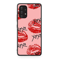 Thumbnail for Samsung A13 4G XOXO Lips θήκη από τη Smartfits με σχέδιο στο πίσω μέρος και μαύρο περίβλημα | Smartphone case with colorful back and black bezels by Smartfits