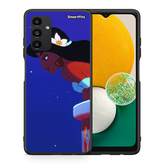 Θήκη Samsung A04s Alladin And Jasmine Love 2 από τη Smartfits με σχέδιο στο πίσω μέρος και μαύρο περίβλημα | Samsung A04s Alladin And Jasmine Love 2 case with colorful back and black bezels