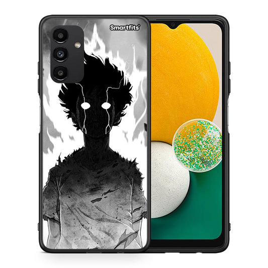 Θήκη Samsung A13 5G Anime Boy από τη Smartfits με σχέδιο στο πίσω μέρος και μαύρο περίβλημα | Samsung A13 5G Anime Boy case with colorful back and black bezels