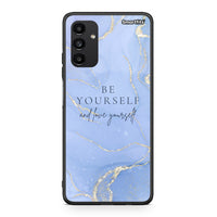 Thumbnail for Samsung A13 5G Be Yourself θήκη από τη Smartfits με σχέδιο στο πίσω μέρος και μαύρο περίβλημα | Smartphone case with colorful back and black bezels by Smartfits