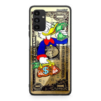 Thumbnail for Samsung A04s Duck Money θήκη από τη Smartfits με σχέδιο στο πίσω μέρος και μαύρο περίβλημα | Smartphone case with colorful back and black bezels by Smartfits