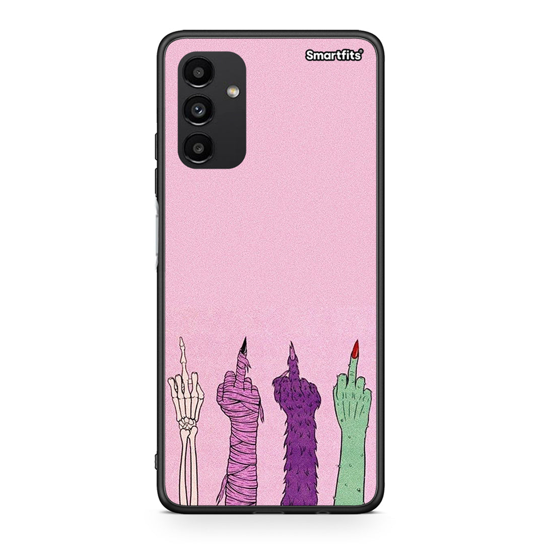 Samsung A13 5G Halloween Be A Lady Θήκη από τη Smartfits με σχέδιο στο πίσω μέρος και μαύρο περίβλημα | Smartphone case with colorful back and black bezels by Smartfits