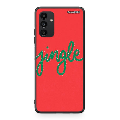 Samsung A04s Jingle Xmas θήκη από τη Smartfits με σχέδιο στο πίσω μέρος και μαύρο περίβλημα | Smartphone case with colorful back and black bezels by Smartfits