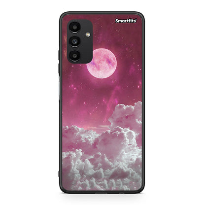 Samsung A13 5G Pink Moon Θήκη από τη Smartfits με σχέδιο στο πίσω μέρος και μαύρο περίβλημα | Smartphone case with colorful back and black bezels by Smartfits