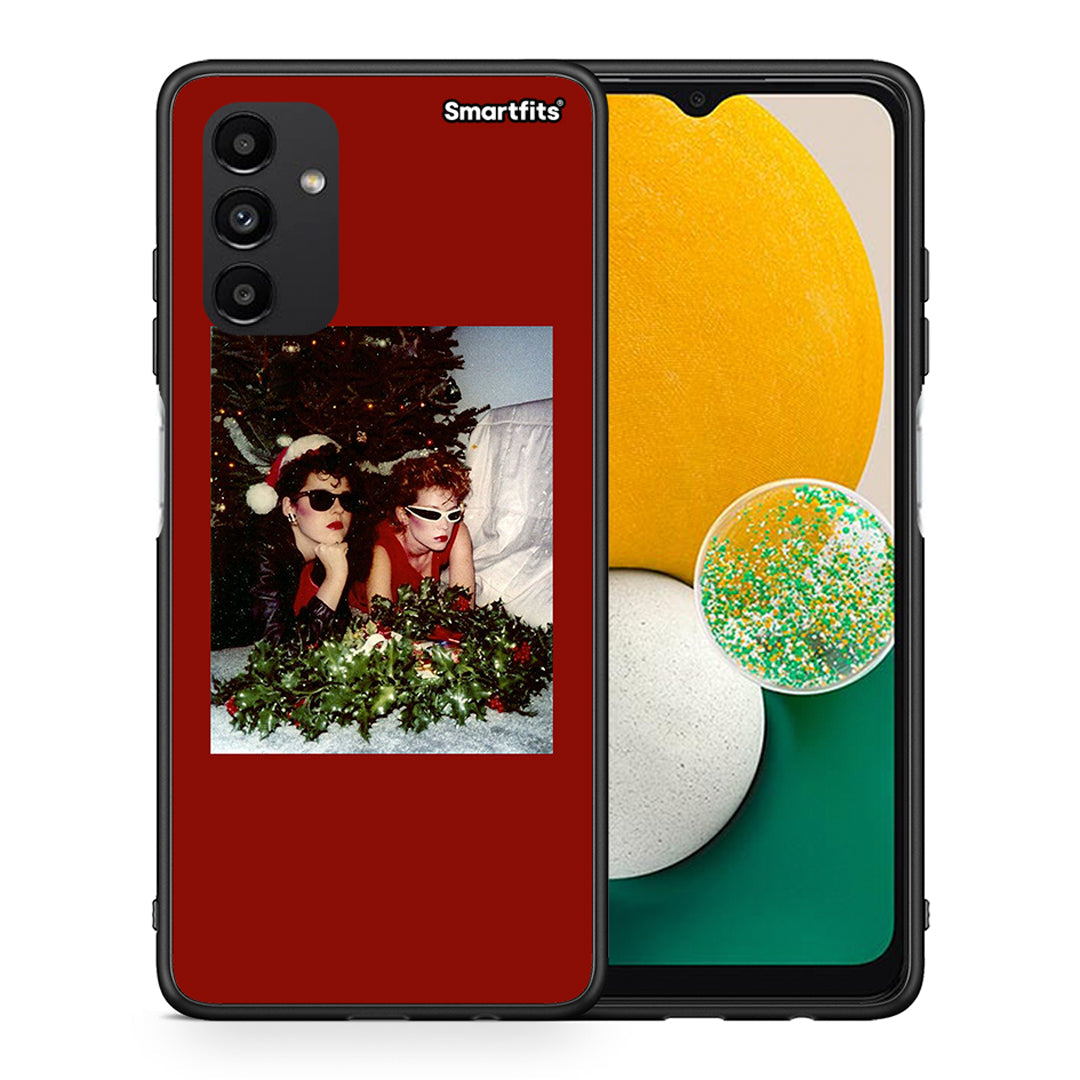 Θήκη Samsung A04s Waiting For Xmas από τη Smartfits με σχέδιο στο πίσω μέρος και μαύρο περίβλημα | Samsung A04s Waiting For Xmas case with colorful back and black bezels