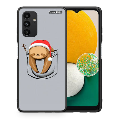 Θήκη Samsung A04s Xmas Zzzz από τη Smartfits με σχέδιο στο πίσω μέρος και μαύρο περίβλημα | Samsung A04s Xmas Zzzz case with colorful back and black bezels