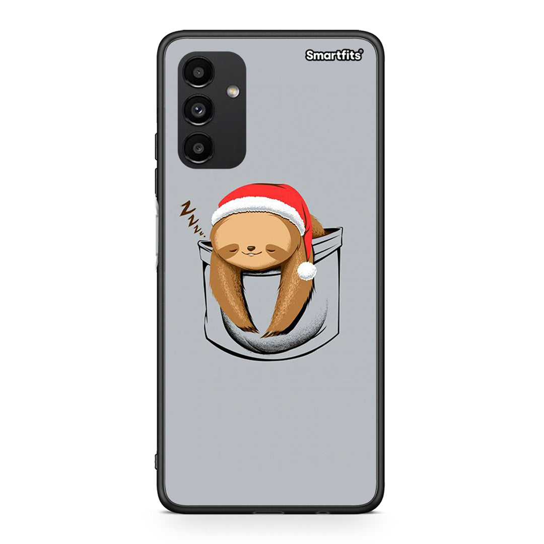 Samsung A04s Xmas Zzzz θήκη από τη Smartfits με σχέδιο στο πίσω μέρος και μαύρο περίβλημα | Smartphone case with colorful back and black bezels by Smartfits