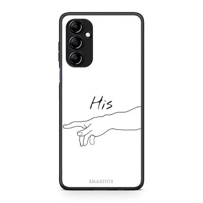 Θήκη Samsung Galaxy A14 / A14 5G Aesthetic Love 2 από τη Smartfits με σχέδιο στο πίσω μέρος και μαύρο περίβλημα | Samsung Galaxy A14 / A14 5G Aesthetic Love 2 Case with Colorful Back and Black Bezels