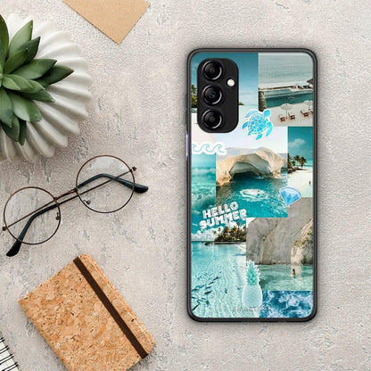 Θήκη Samsung Galaxy A14 / A14 5G Aesthetic Summer από τη Smartfits με σχέδιο στο πίσω μέρος και μαύρο περίβλημα | Samsung Galaxy A14 / A14 5G Aesthetic Summer Case with Colorful Back and Black Bezels