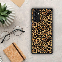 Thumbnail for Θήκη Samsung Galaxy A14 / A14 5G Animal Leopard από τη Smartfits με σχέδιο στο πίσω μέρος και μαύρο περίβλημα | Samsung Galaxy A14 / A14 5G Animal Leopard Case with Colorful Back and Black Bezels