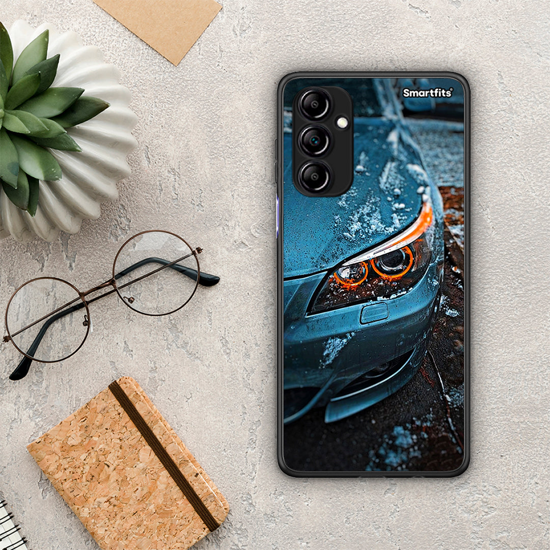 Θήκη Samsung Galaxy A14 / A14 5G Bmw E60 από τη Smartfits με σχέδιο στο πίσω μέρος και μαύρο περίβλημα | Samsung Galaxy A14 / A14 5G Bmw E60 Case with Colorful Back and Black Bezels