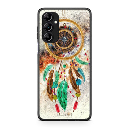 Θήκη Samsung Galaxy A14 / A14 5G Boho DreamCatcher από τη Smartfits με σχέδιο στο πίσω μέρος και μαύρο περίβλημα | Samsung Galaxy A14 / A14 5G Boho DreamCatcher Case with Colorful Back and Black Bezels