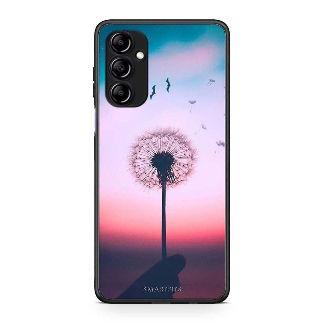 Θήκη Samsung Galaxy A14 / A14 5G Boho Wish από τη Smartfits με σχέδιο στο πίσω μέρος και μαύρο περίβλημα | Samsung Galaxy A14 / A14 5G Boho Wish Case with Colorful Back and Black Bezels