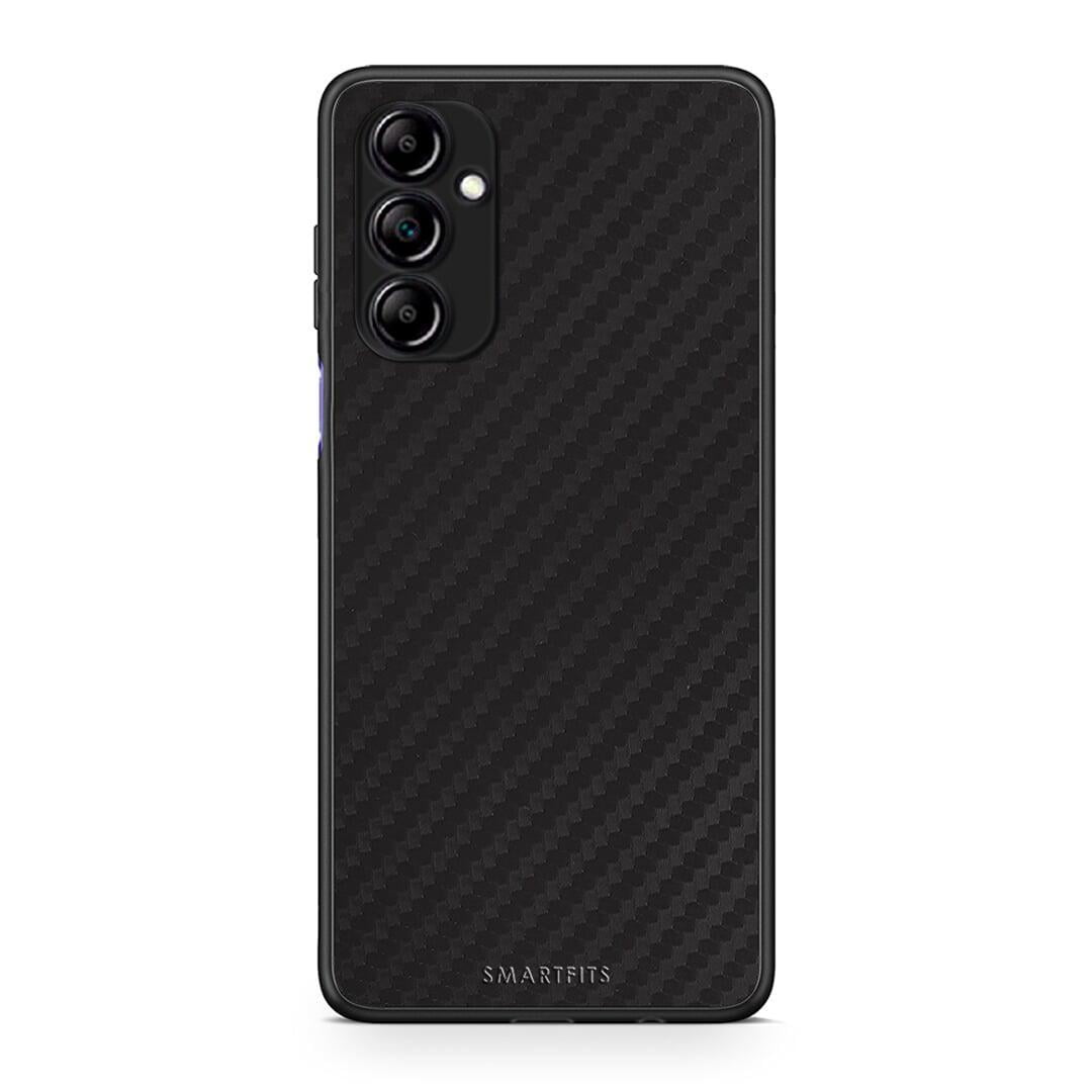 Θήκη Samsung Galaxy A14 / A14 5G Carbon Black από τη Smartfits με σχέδιο στο πίσω μέρος και μαύρο περίβλημα | Samsung Galaxy A14 / A14 5G Carbon Black Case with Colorful Back and Black Bezels