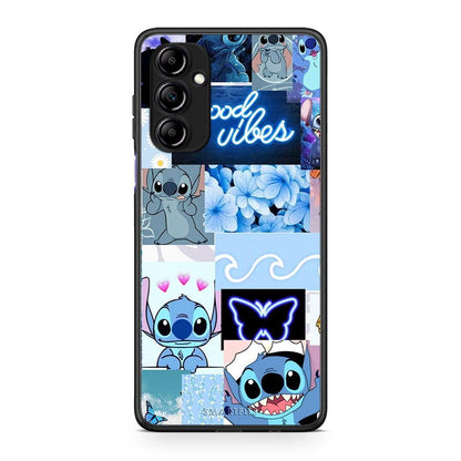 Θήκη Samsung Galaxy A14 / A14 5G Collage Good Vibes από τη Smartfits με σχέδιο στο πίσω μέρος και μαύρο περίβλημα | Samsung Galaxy A14 / A14 5G Collage Good Vibes Case with Colorful Back and Black Bezels