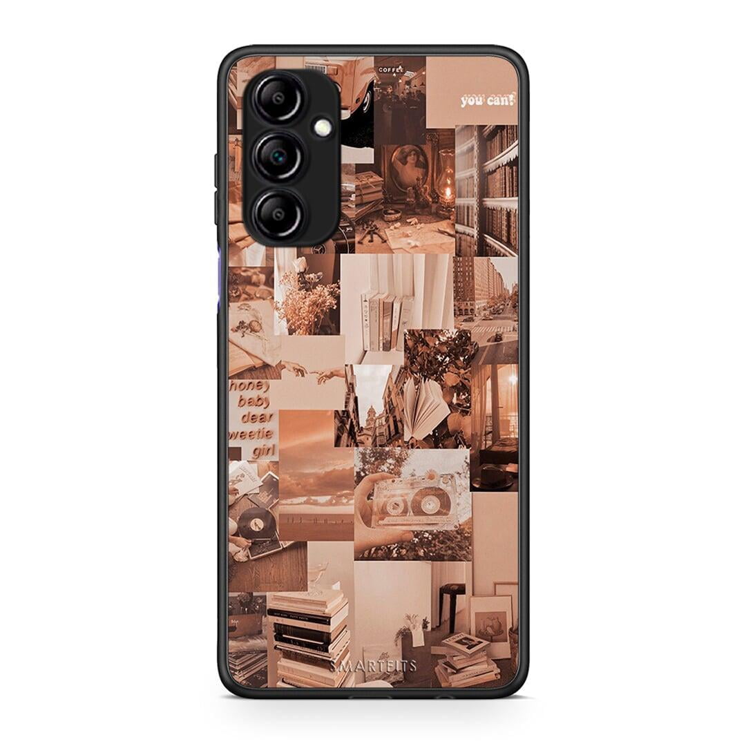 Θήκη Samsung Galaxy A14 / A14 5G Collage You Can από τη Smartfits με σχέδιο στο πίσω μέρος και μαύρο περίβλημα | Samsung Galaxy A14 / A14 5G Collage You Can Case with Colorful Back and Black Bezels