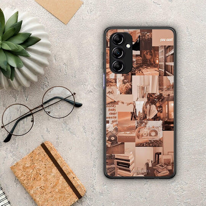 Θήκη Samsung Galaxy A14 / A14 5G Collage You Can από τη Smartfits με σχέδιο στο πίσω μέρος και μαύρο περίβλημα | Samsung Galaxy A14 / A14 5G Collage You Can Case with Colorful Back and Black Bezels