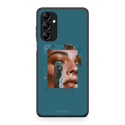 Θήκη Samsung Galaxy A14 / A14 5G Cry An Ocean από τη Smartfits με σχέδιο στο πίσω μέρος και μαύρο περίβλημα | Samsung Galaxy A14 / A14 5G Cry An Ocean Case with Colorful Back and Black Bezels
