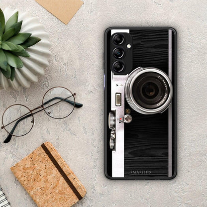 Θήκη Samsung Galaxy A14 / A14 5G Emily In Paris από τη Smartfits με σχέδιο στο πίσω μέρος και μαύρο περίβλημα | Samsung Galaxy A14 / A14 5G Emily In Paris Case with Colorful Back and Black Bezels