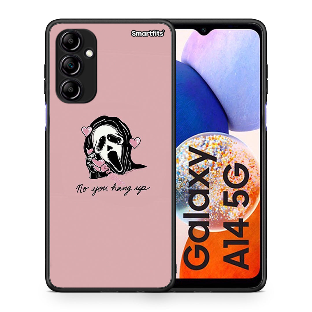 Θήκη Samsung Galaxy A14 / A14 5G Halloween Hang Up από τη Smartfits με σχέδιο στο πίσω μέρος και μαύρο περίβλημα | Samsung Galaxy A14 / A14 5G Halloween Hang Up Case with Colorful Back and Black Bezels