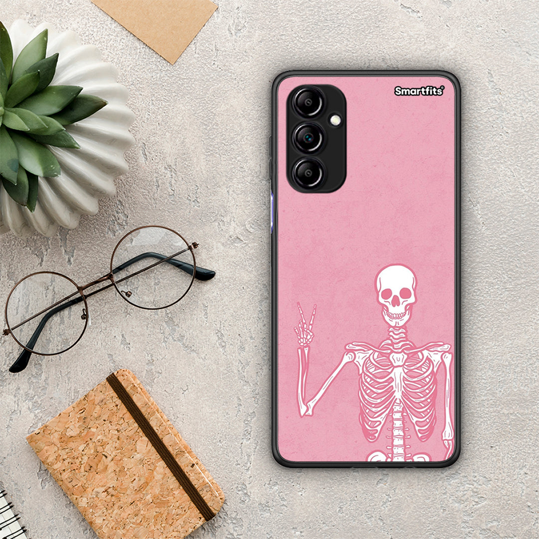 Θήκη Samsung Galaxy A14 / A14 5G Halloween Motivation από τη Smartfits με σχέδιο στο πίσω μέρος και μαύρο περίβλημα | Samsung Galaxy A14 / A14 5G Halloween Motivation Case with Colorful Back and Black Bezels