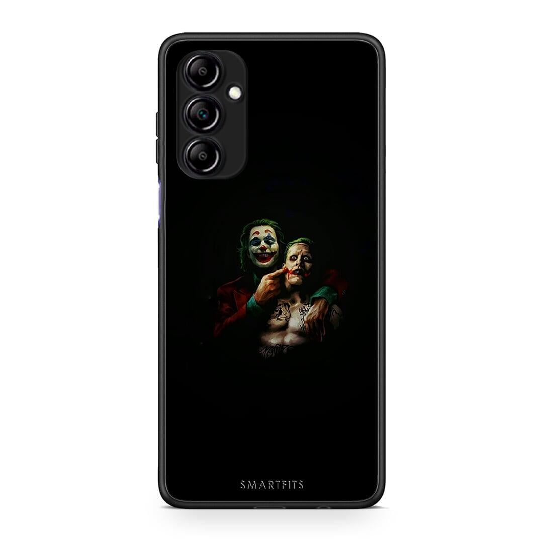 Θήκη Samsung Galaxy A14 / A14 5G Hero Clown από τη Smartfits με σχέδιο στο πίσω μέρος και μαύρο περίβλημα | Samsung Galaxy A14 / A14 5G Hero Clown Case with Colorful Back and Black Bezels